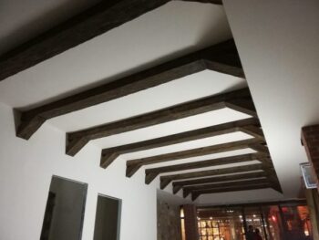 20’lik Özel Balta Yontma Dokulu Poliüretan Kiriş - Görsel 2