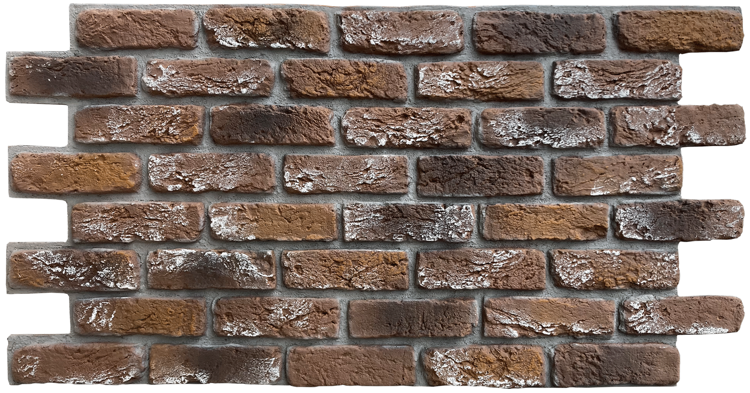 Barock-Brick-New-Marron.png Barock New Marron – İç ve Dış Mekan için (Poliüretan) 3B Tuğla Görünümlü Duvar Paneli (110 cm x 62 cm) - Görsel 1