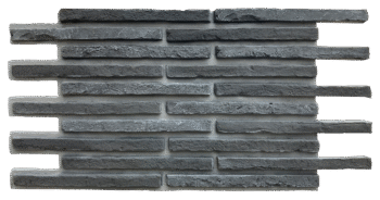 Varilla Nero – İç ve Dış Mekan için (Poliüretan) 3B Tuğla Görünümlü Duvar Paneli (104 cm x 62 cm)