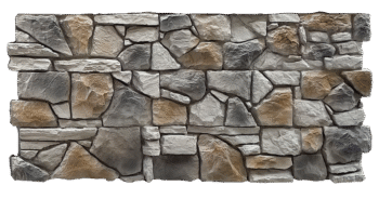 Pizarra Grey – İç ve Dış Mekan için (Poliüretan) 3B Taş Görünümlü Duvar Paneli (120 cm x 60 cm)