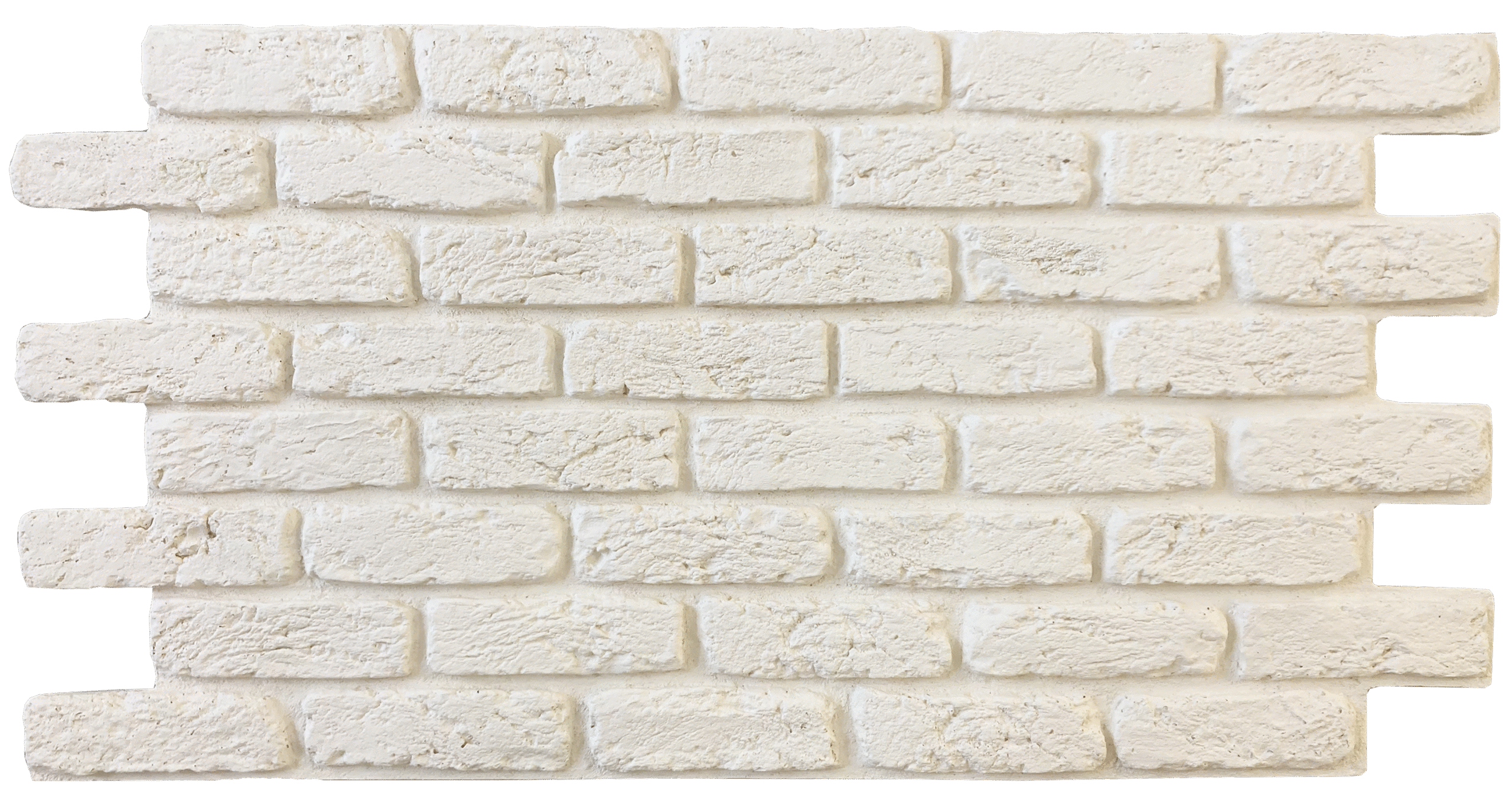 Rome-Brick-Blancura-.png Barock Blancura – İç ve Dış Mekan için (Poliüretan) 3B Tuğla Görünümlü Duvar Paneli (110 cm x 62 cm) - Görsel 1