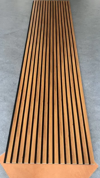 Akustik Panel 244x60 - Gerçek Ahşap Lamel Ses Yalıtımlı - Ceviz no3 - Görsel 6