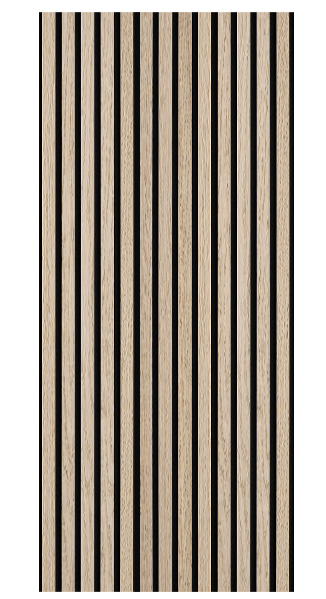 acikkahve-latapanel.png Akustik Panel 244x60 - Gerçek Ahşap Lamel Ses Yalıtımlı - Açık Kahve No2 - Görsel 1