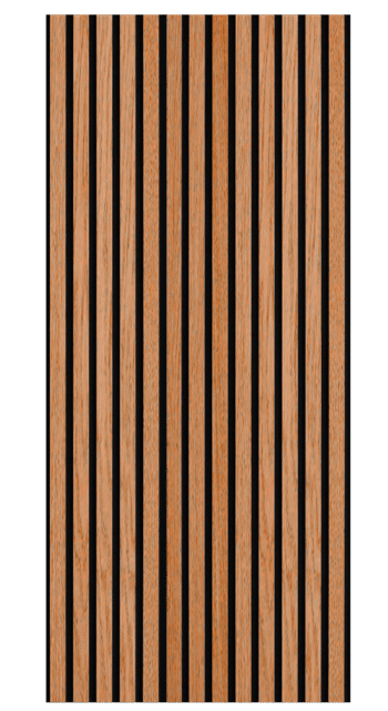 Akustik Panel 244x60 - Gerçek Ahşap Lamel Ses Yalıtımlı - Ceviz no3