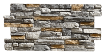 Ardesia Ombra – İç ve Dış Mekan için (Poliüretan) Taş Görünümlü Duvar Paneli (117cm x 61cm)