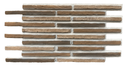 Varilla Suelo – İç ve Dış Mekan için (Poliüretan) 3B Tuğla Görünümlü Duvar Paneli (104 cm x 62 cm)